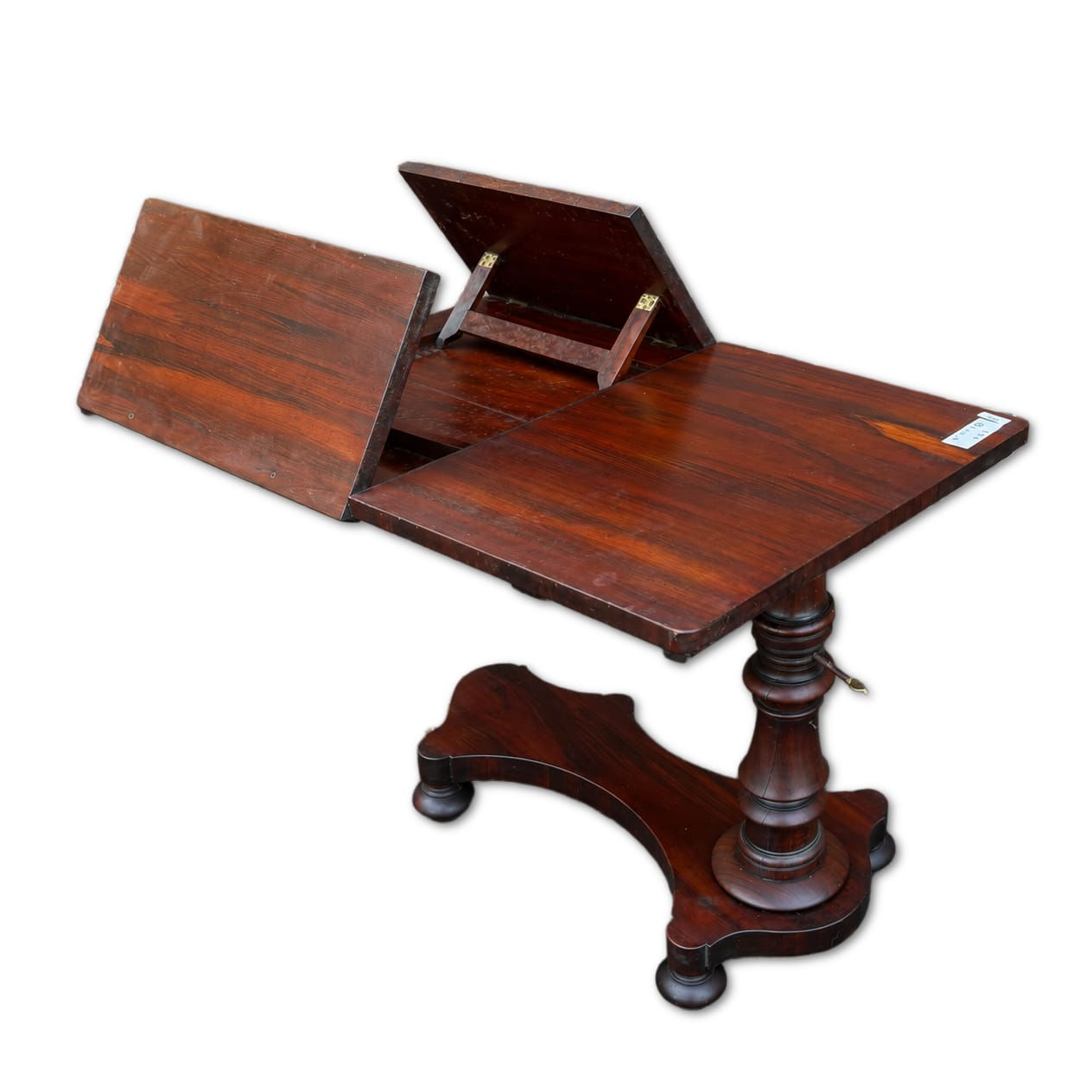 Antique Mahogany Adjustable Reading Table