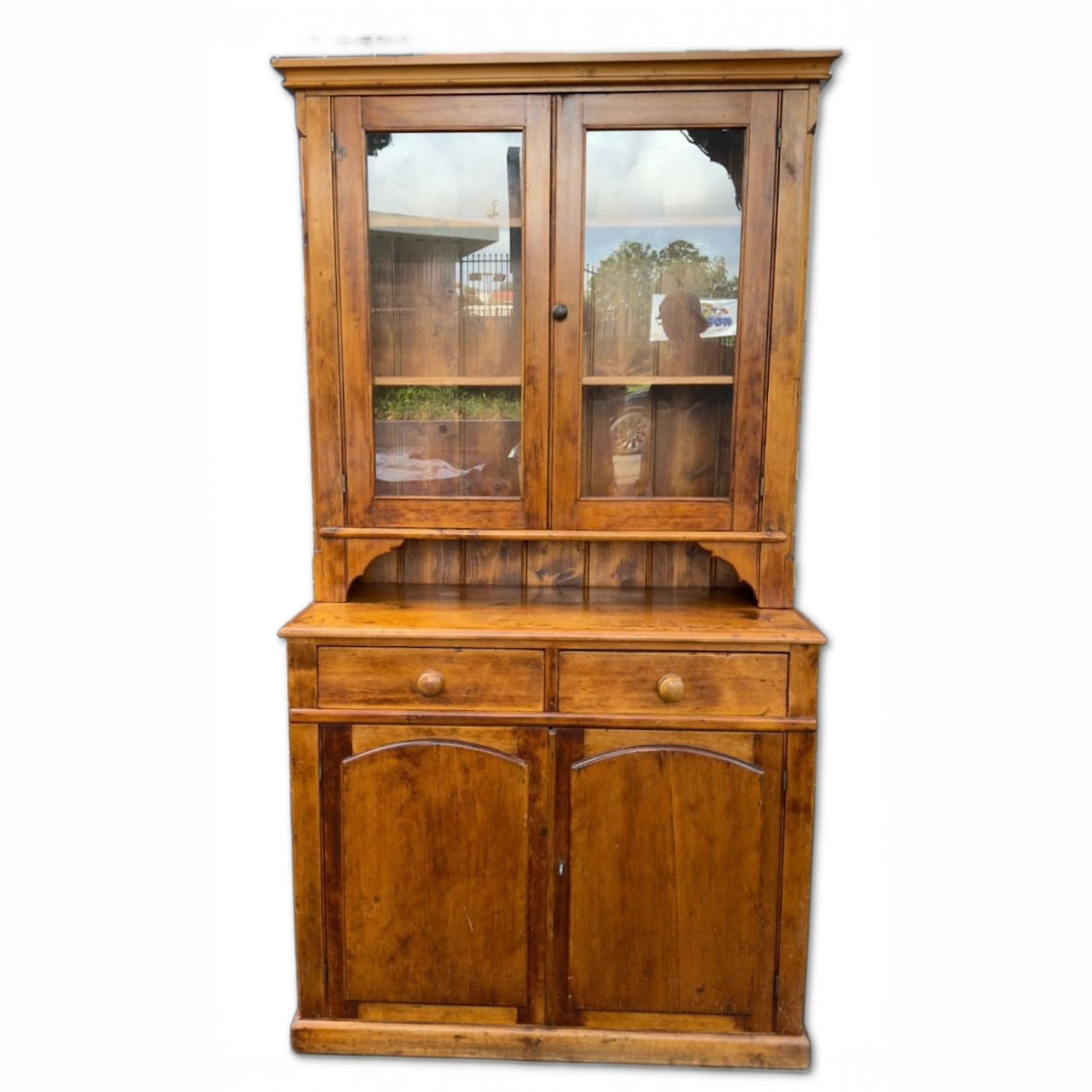 Vintage Australian Cedar and Pine Kitchen Dresser