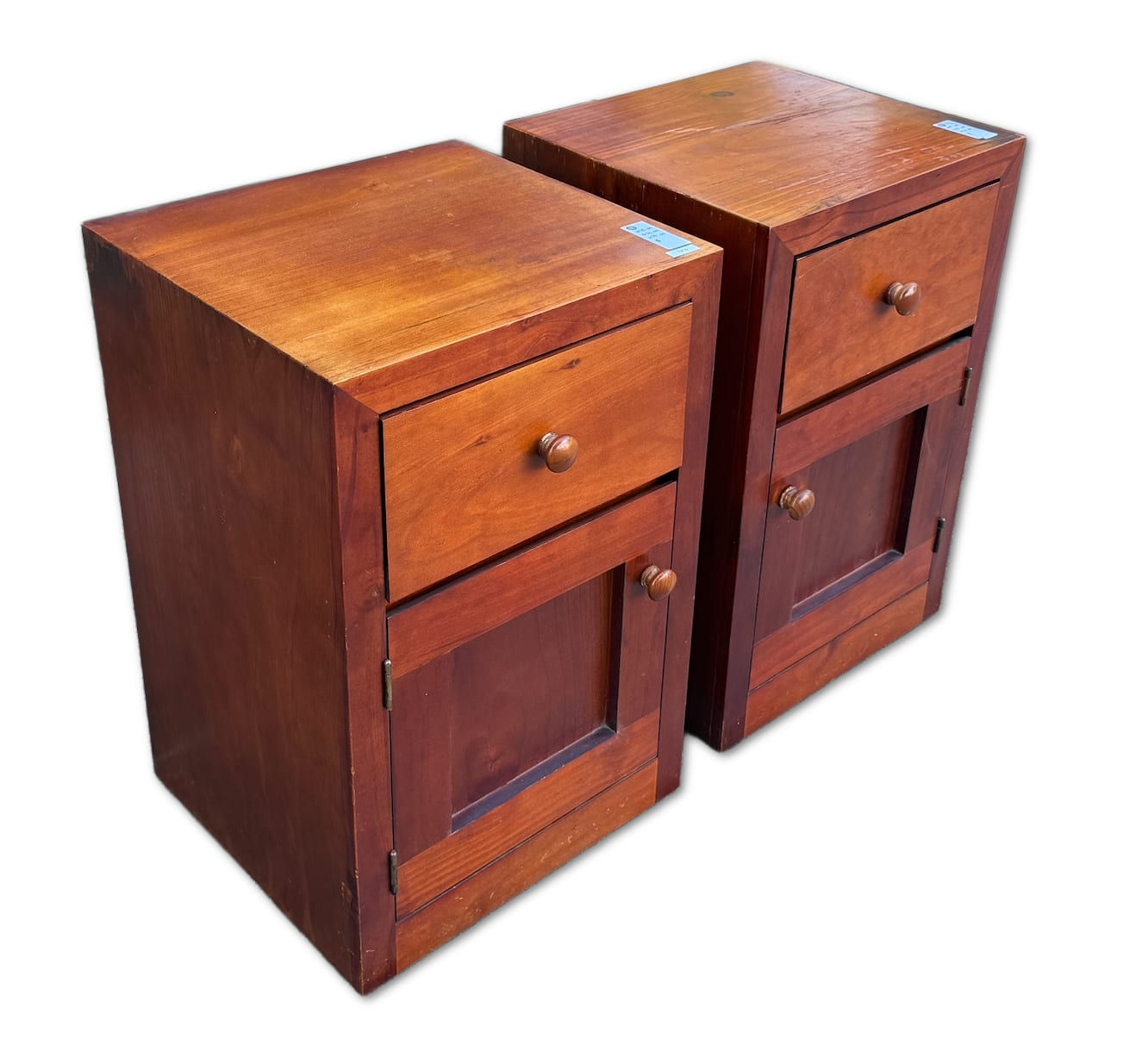 Vintage Solid Wood Nightstands