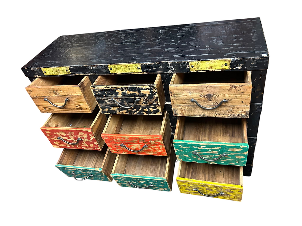 Thumbnail: Retro colorful multi-drawer sideboards
