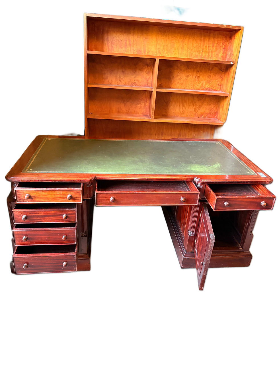 Thumbnail: Vintage Mahogany Partners Desk