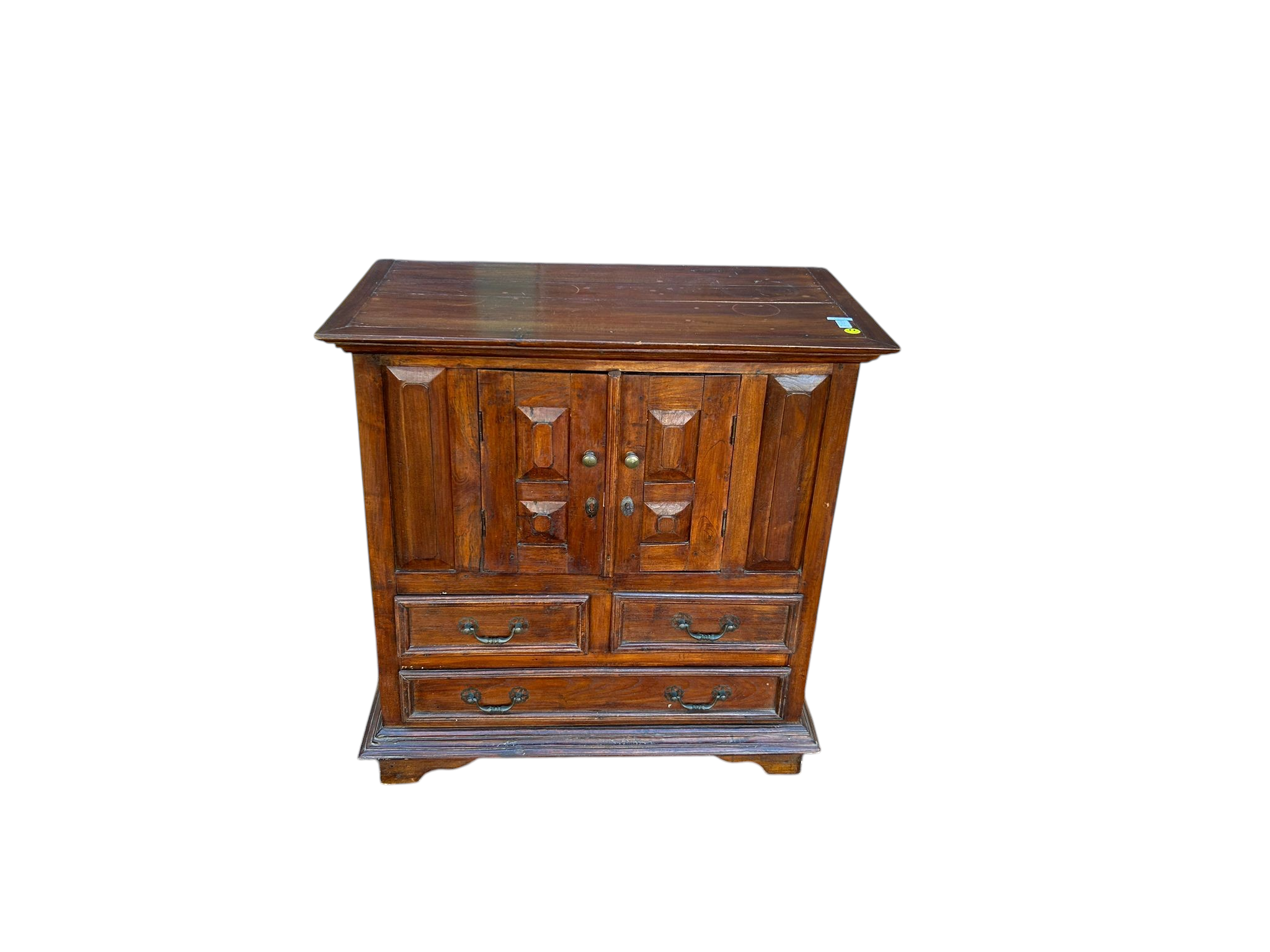 Dark wood storage cabinet