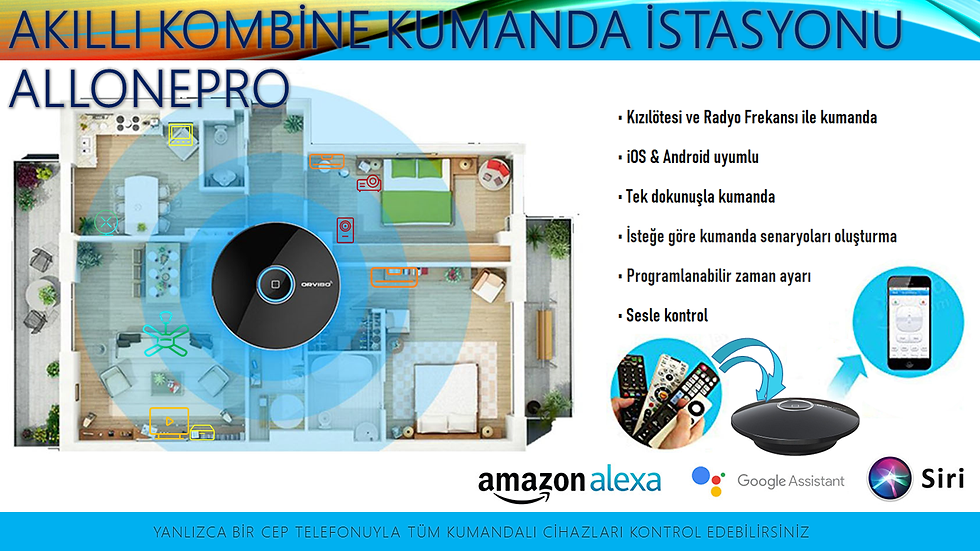 Akıllı Kumanda İstasyonu (Kızılötesi & Radyo Sinyal)