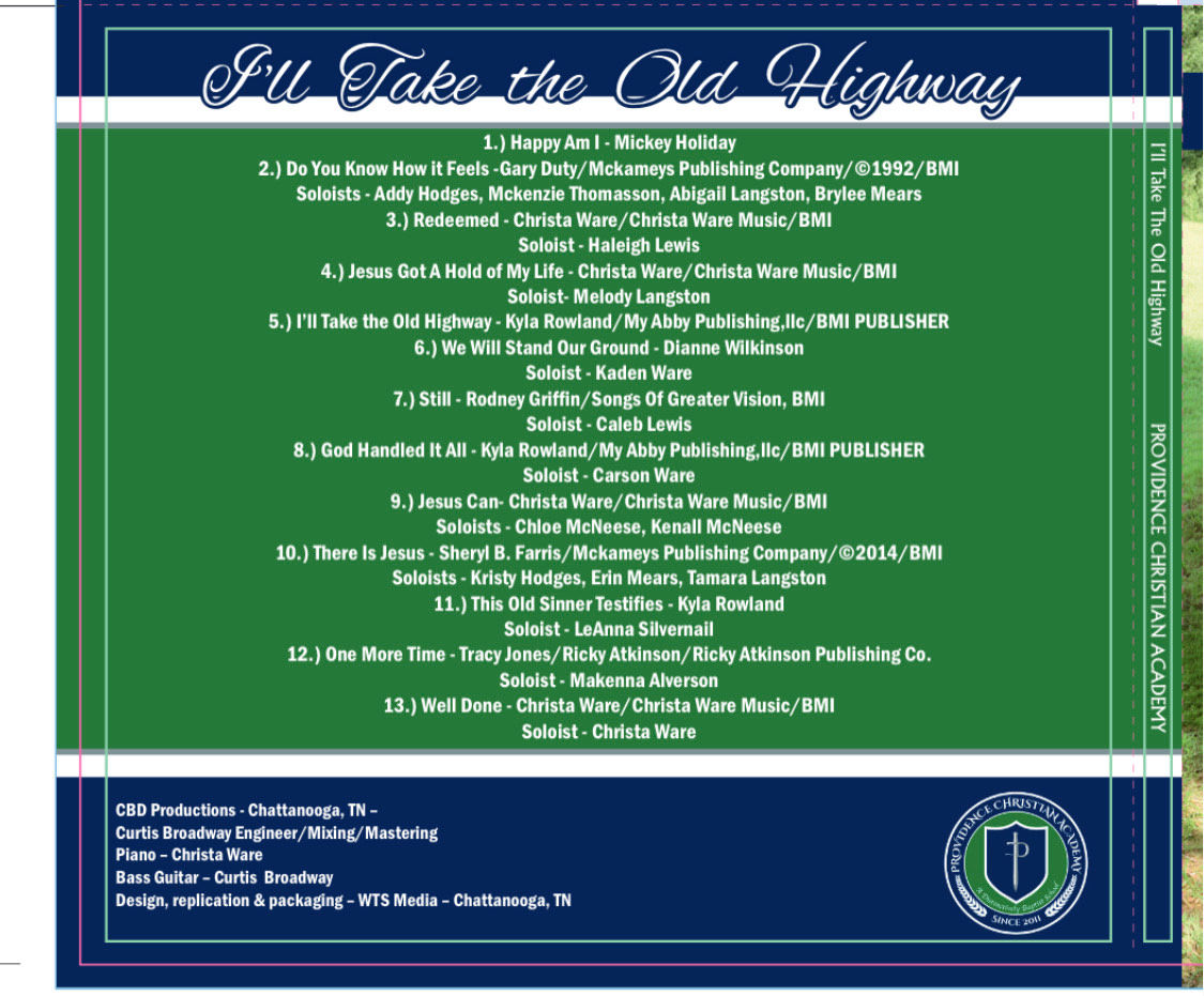 I'll Take the Old Highway (Music)