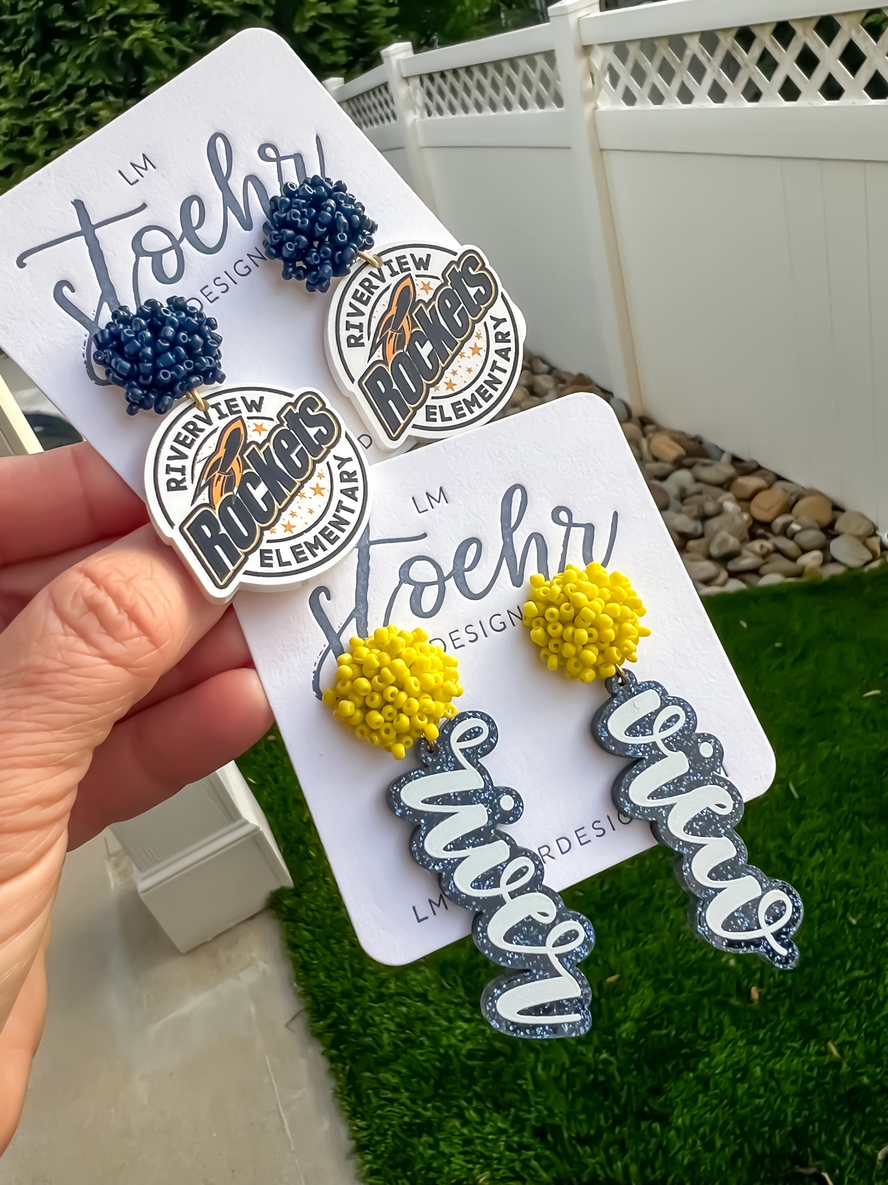 **PRE-ORDER** Riverview Rockets Earrings