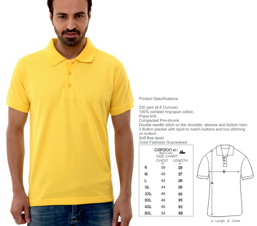 Thumbnail: Carbon Ni Polo T-shirts