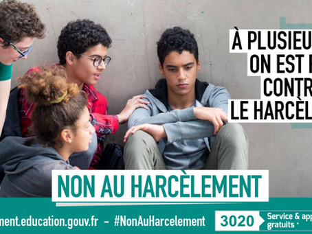Journée mondiale de lutte contre le harcèlement scolaire