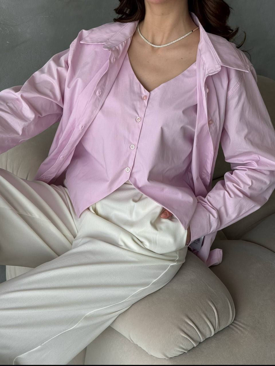 CAMISA RENACER CON CHALECO INTEGRADO