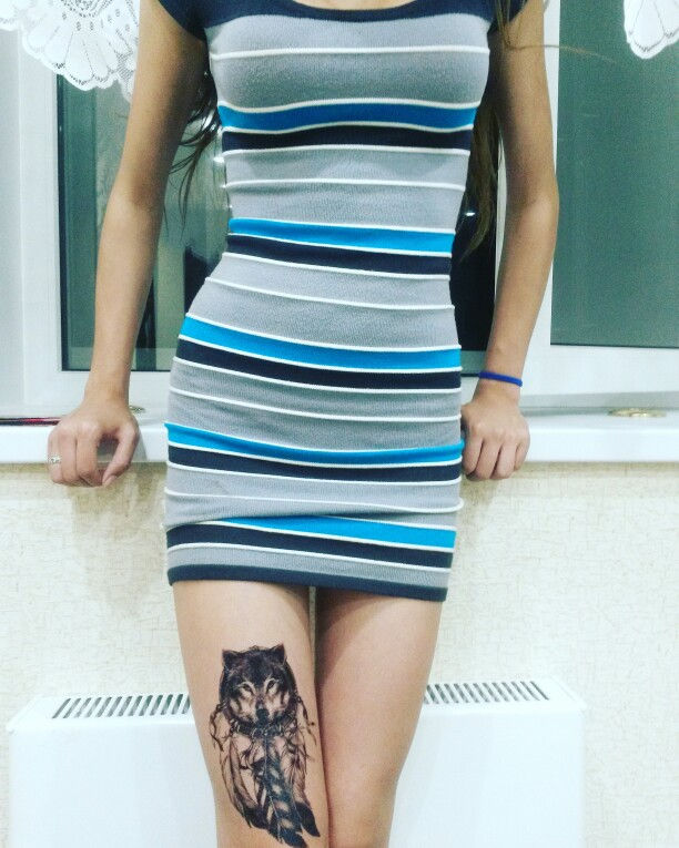 Miniatura: TATUAJE LOBO