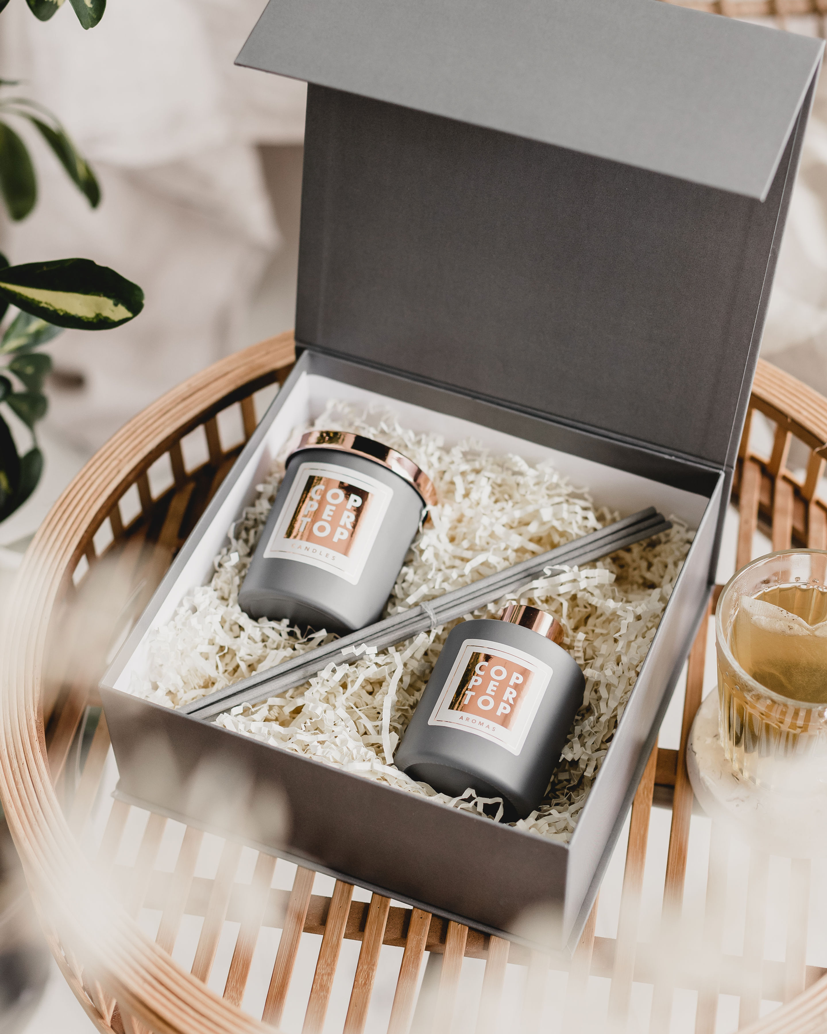 Aromatherapy Candle & Room Diffuser Gift Set-Large