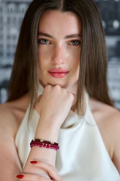 Blush & Bordeaux Stack_PinkTourmaline-Rubies-Garnet_withModel.jpeg