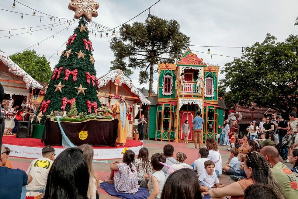 Mercado natalino, gastronomia e a Casa do Papai Noel, A Vila de Natal volta com muitas novidades.