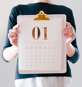 January Calendar Display