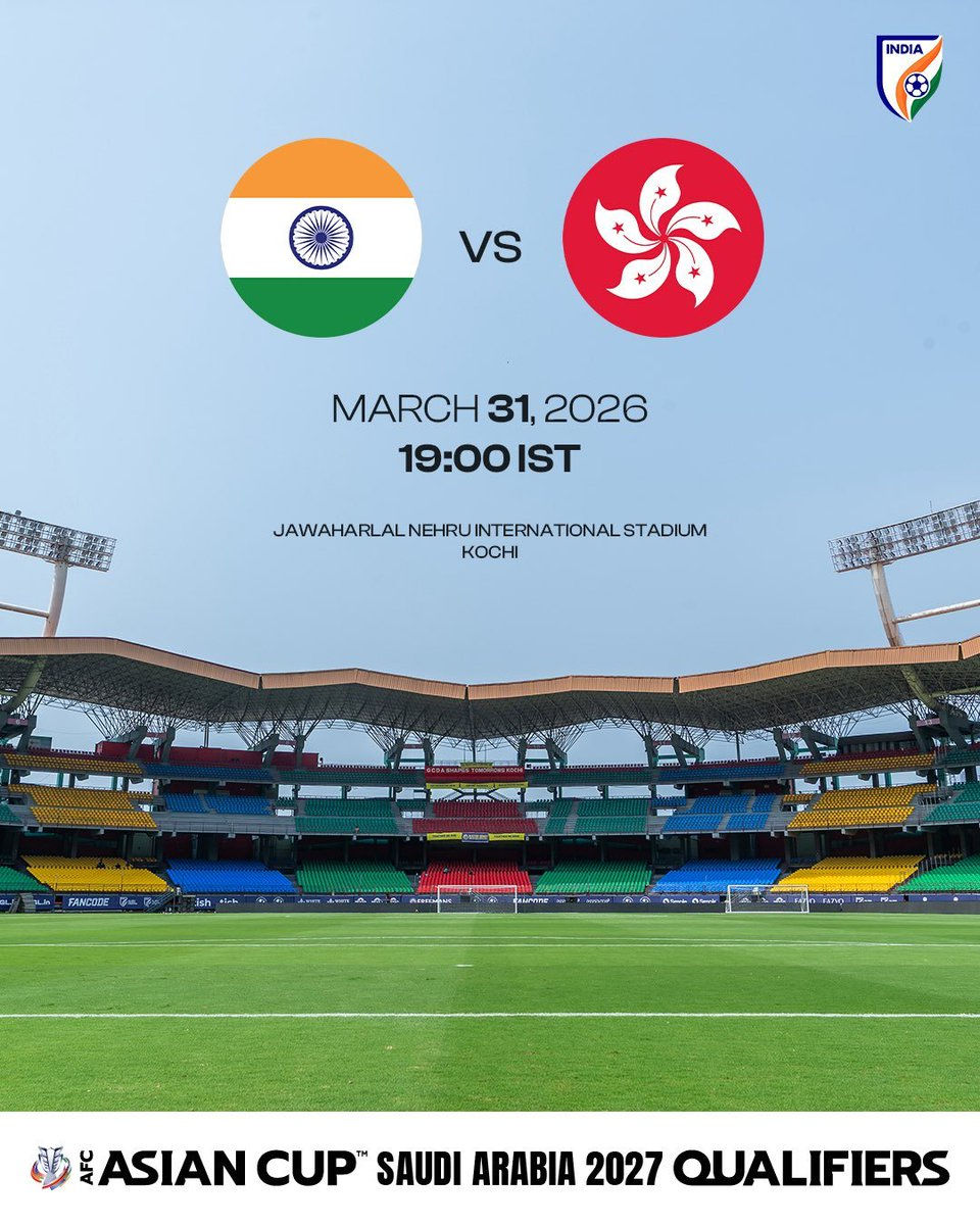India to Face Hong Kong in Final AFC Asian Cup Qualifier
