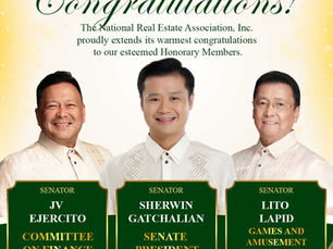 NREA Congratulates Its Honorary Members and the New Senate Leadership