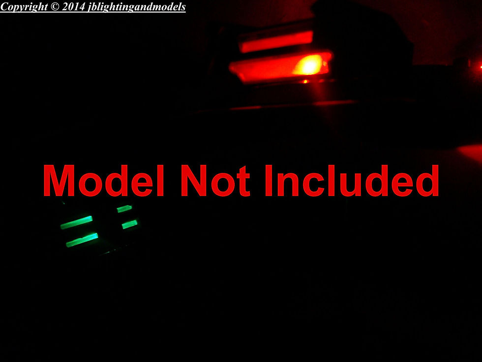 Thumbnail: Star Trek Lighting Kit Klingon D7 Original Series