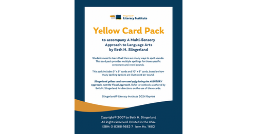 Yellow Card Pack | Slingerland