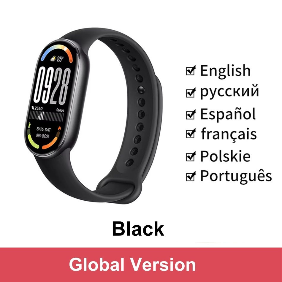 Miniatura: Xiaomi Mi Smart Band 10 Global Version 1.72" AMOLED Health Monitoring 21 Day Bat