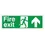 Thumbnail: Fire Exit Sign Arrow Up – Photoluminescent (400mm x 150mm)