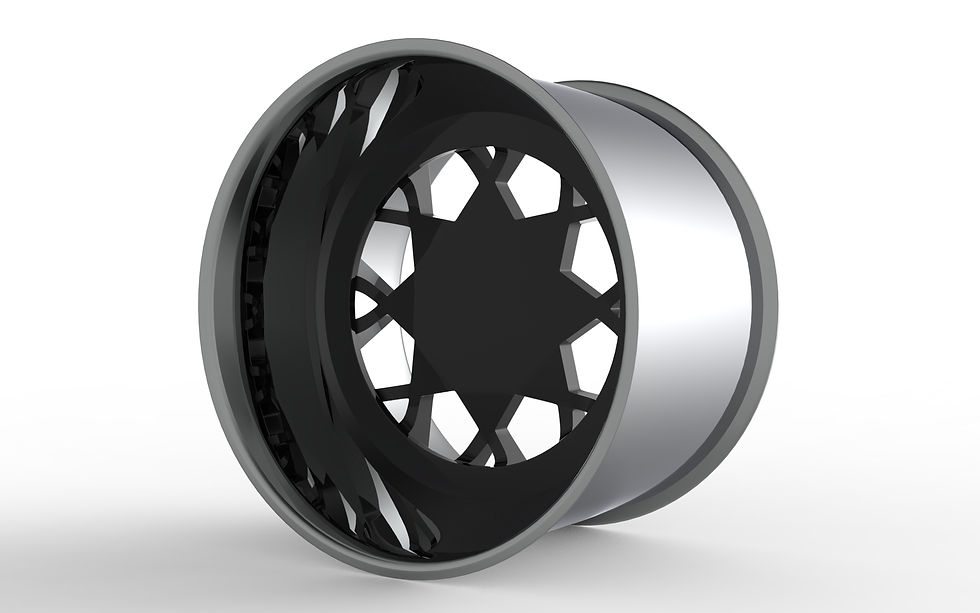 Thumbnail: Nissan 280zx Datsun Snowflake deep lip 3D Model