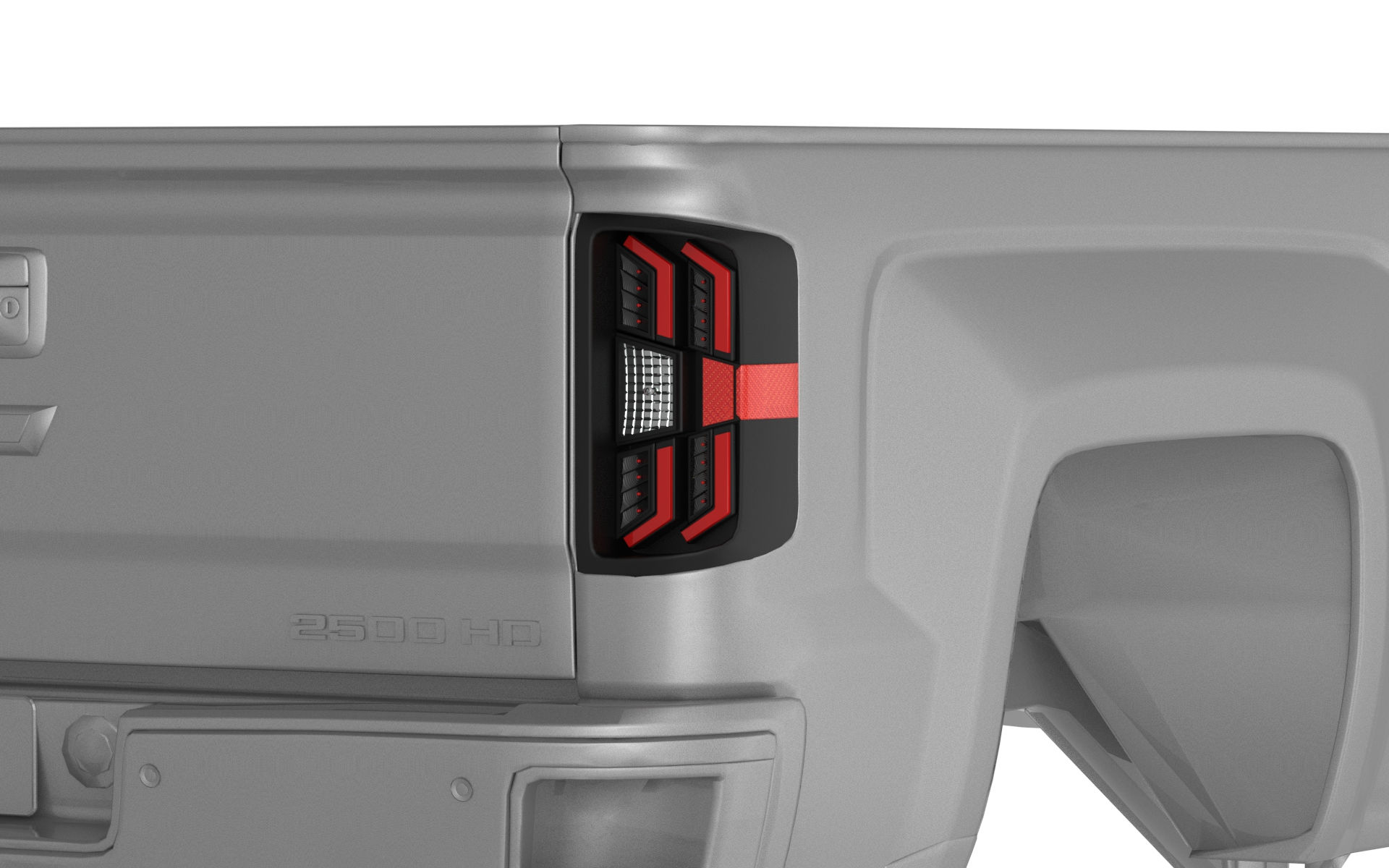 Tail lights Recon Chevrolet Silverado 2500 2017 3D Model