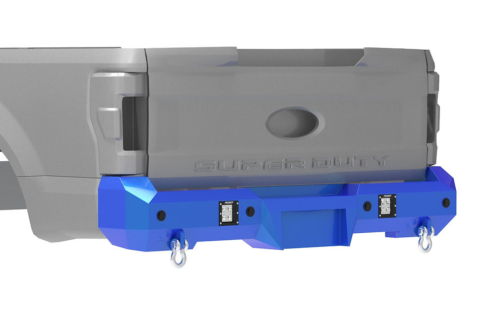 Rear bumper Fusion Bumpers Ford SuperDuty F350 2017-2019 3d model