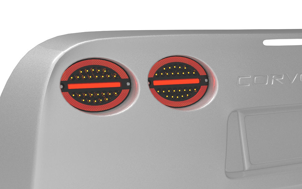 Thumbnail: Tail Lights Led Halo Chevrolet C5 Corvette 1997-2004 3D Model