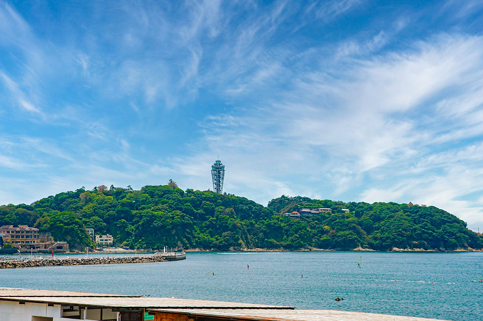 Enoshima Island and Katase Beach for capturing your memory while in Japan.