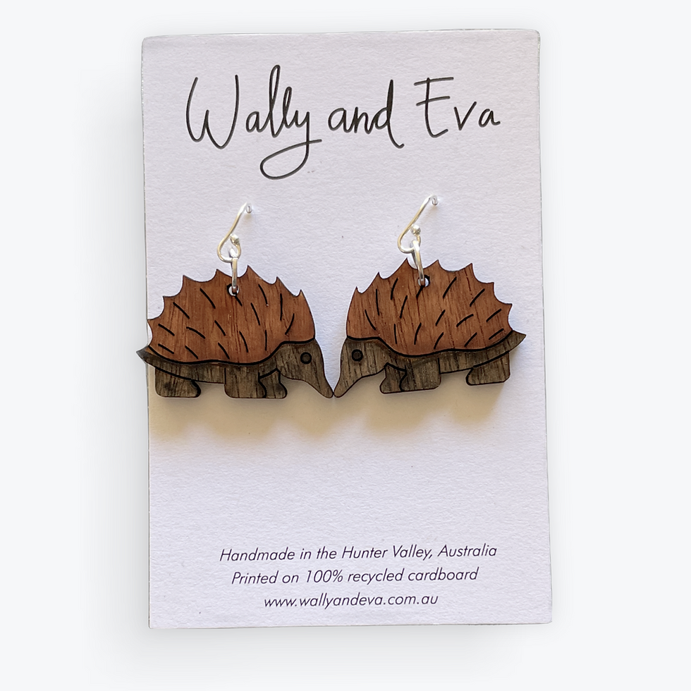 Thumbnail: Australian Echidna Dangle Earrings
