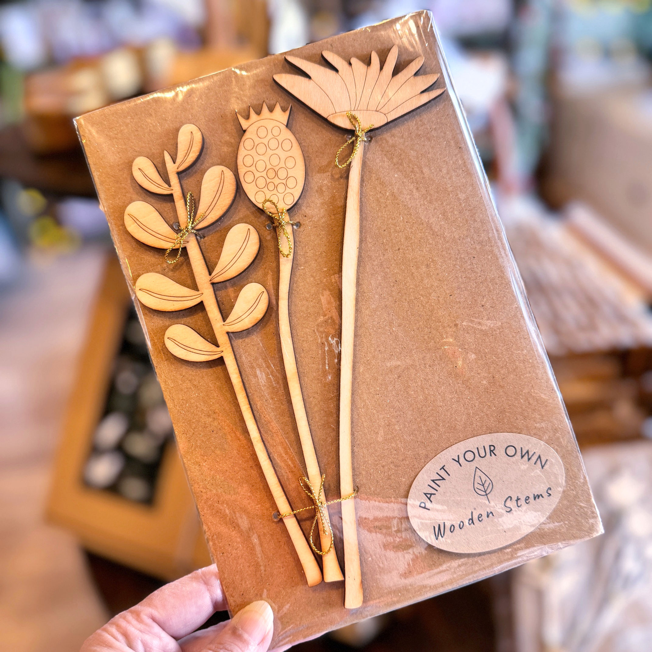 Paint Your Own Everlasting Wooden Stems - design2