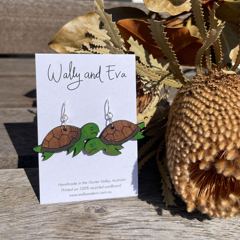 Turtle Dangle Earrings