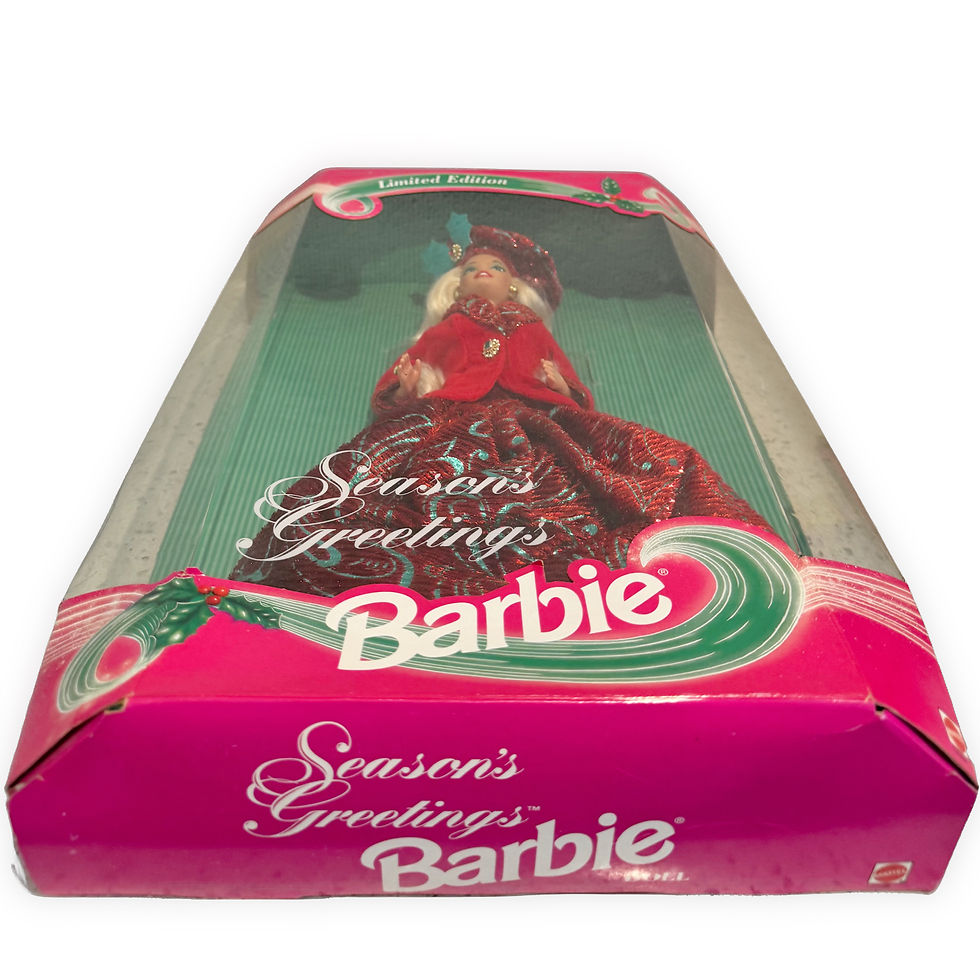 Thumbnail: 1994 Seasons’s Greetings Collector Barbie Vintage Mattel Doll BNIB