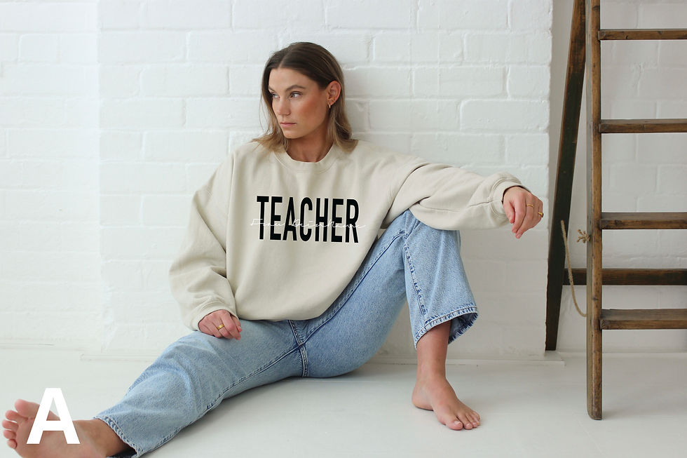 TEACHER NAMED SWEATER