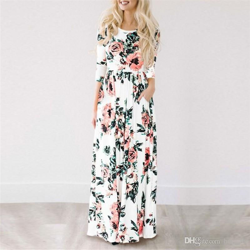 Vestido floreado casual