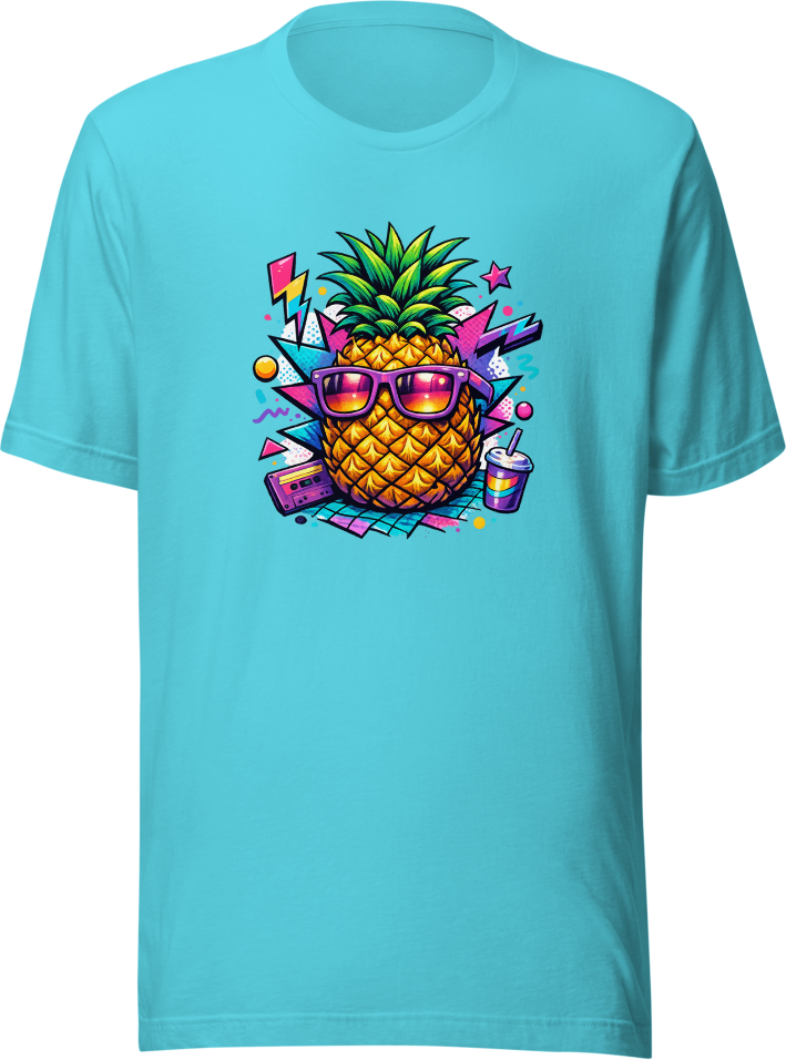 Retro Pineapple Sunglasses T-Shirt