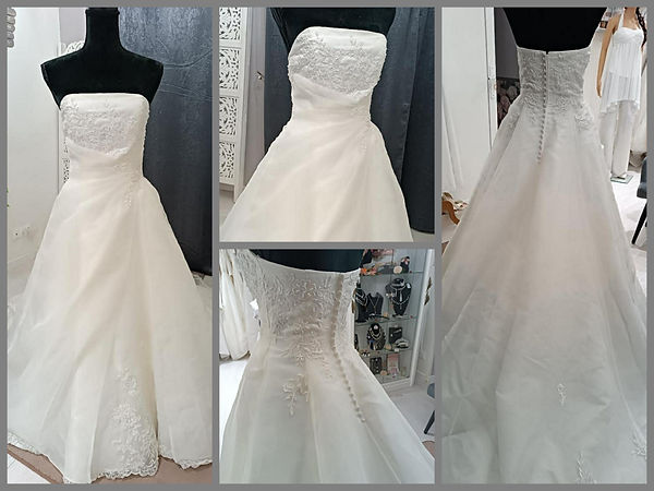 rbe de mariée princesse bustier