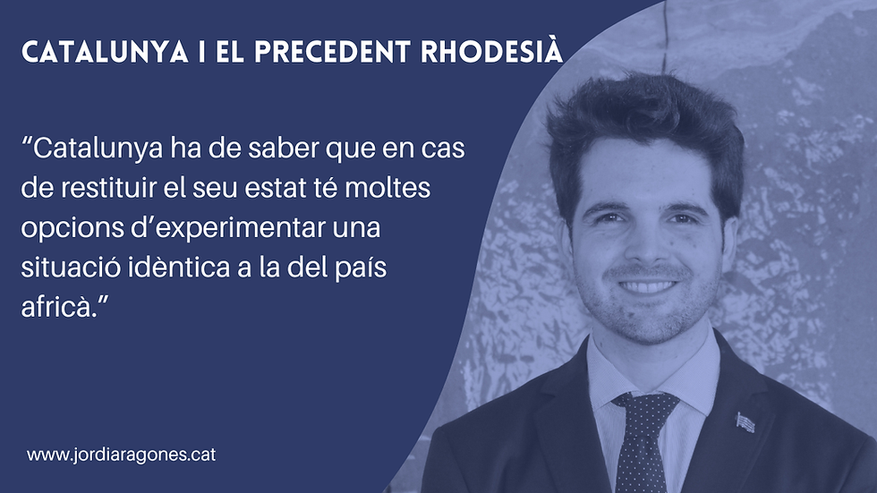 Catalunya i el precedent rhodesià