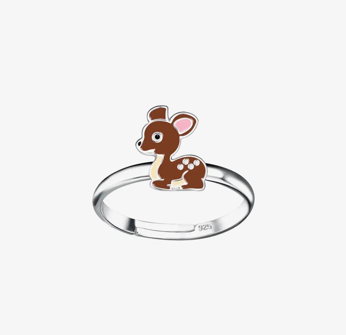 Anello argento 925 con Bambi