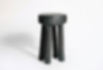 BLACK SENUFO STOOL (IVORY COAST) #008