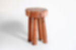 NATURAL SENUFO STOOL (IVORY COAST) #007
