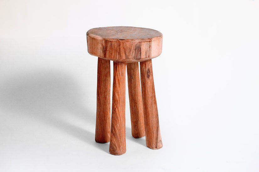 NATURAL SENUFO STOOL (IVORY COAST) #007
