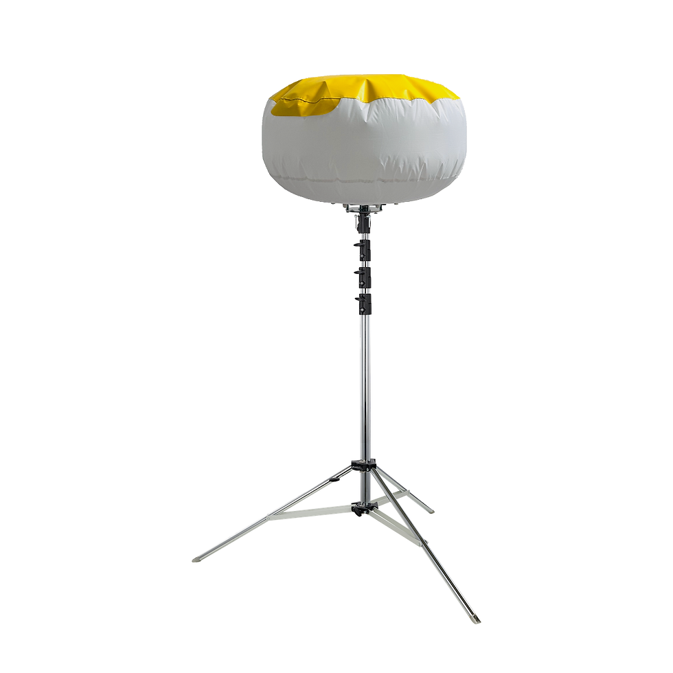 Thumbnail: lighting balloon with yellow reflector, light is off
