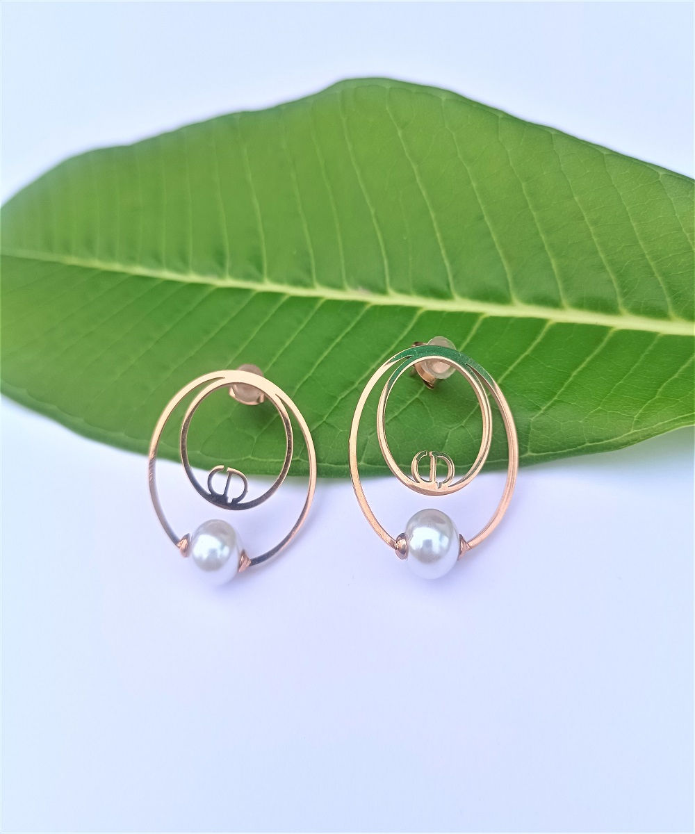 Anti - Tarnish drop dangler earrings