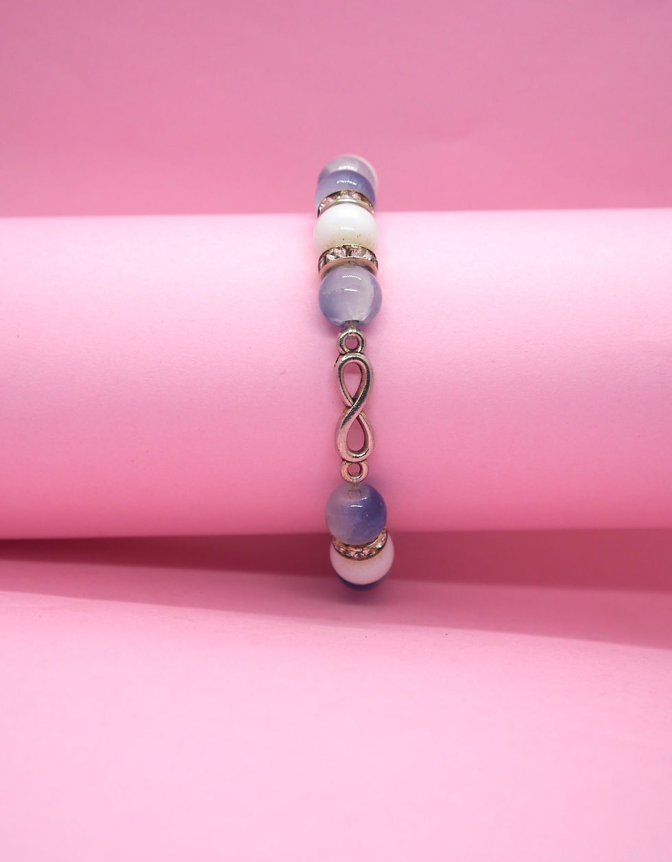 Thumbnail: Handmade blue and white Bracelet for women and Girl