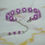 Thumbnail: Handmade pink and crystal white bead Bracelet for women and Girls