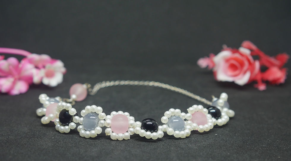 Thumbnail: Handmade Multi-color Bracelet for women and Girls