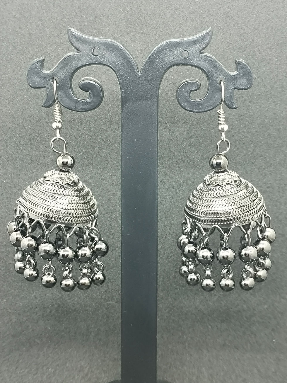 Thumbnail: Traditional Oxidised Jhumka Earring for Women and Girls