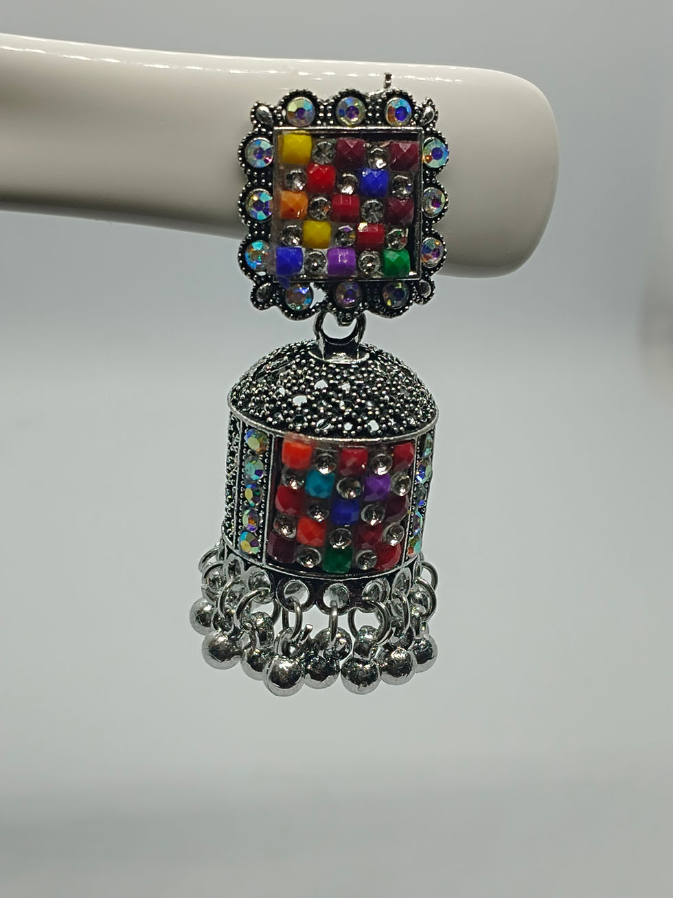 Thumbnail: Traditional Jodhpuri Jhumka Earring for Women and Girls