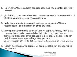Técnicas Proyectivas