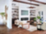 modern neutral family room boca raton Florida